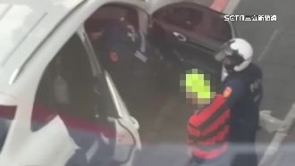 獨家畫面曝　保時捷男開槍遭警速逮搜車