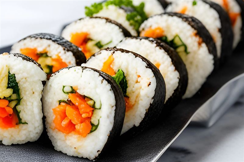 紫菜包飯看似營養，還是有隱藏的健康風險。（示意圖／翻攝自Pixabay）