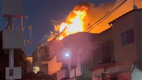 日本,除夕夜,火警,東京,晴空塔（圖／翻攝X／災害火災画像速報ニュース2）