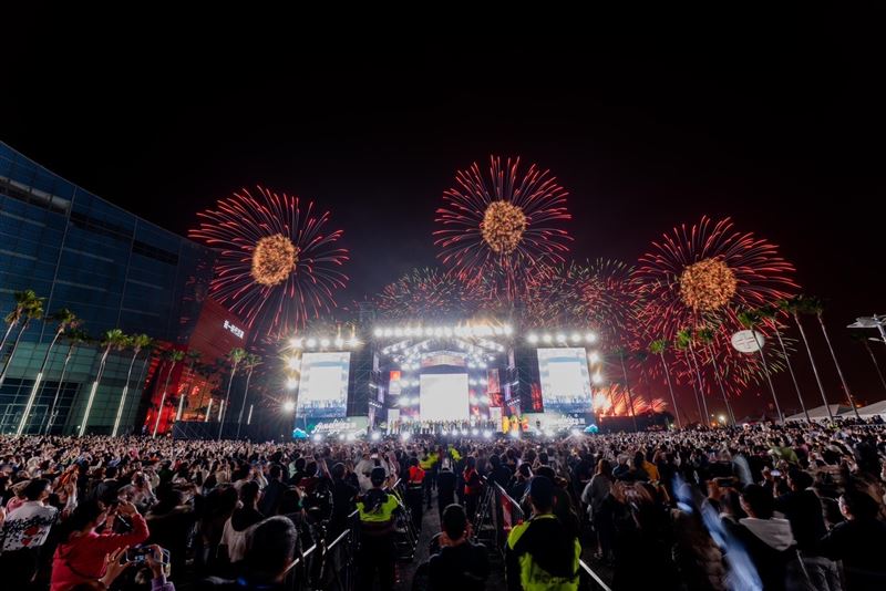 陳其邁邀請全台民眾前來高雄跨年晚會。（圖／高雄市政府提供）