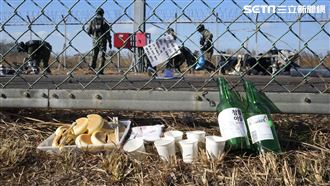 怕祂們餓…空難鐵絲網掛「哀悼信、年糕」