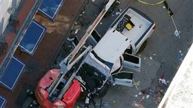 紐奧良皮卡車撞人群疑為恐攻。（圖／美聯社／達志影像）