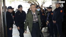 柯文哲抵達北院。（圖／記者李依璇攝影）