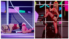 安心亞倒地熱唱（圖／中視提供）