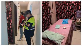 新北市土城區中央路上一家養生館暗藏情色交易，店家以「加500可排毒」吸引男客上門，警方日前持搜索票突襲臨檢，當場查獲2名男客正在和越籍女服務生從事半套性交易，全案已依妨害風化罪嫌法辦。