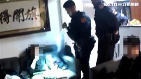 北市陳男持空氣槍及刀械恐嚇余男及李男遭逮。（圖／翻攝畫面）