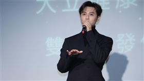 王子今天出席大立光品牌《立刻美》記者會。（圖／記者鄭孟晃攝影）