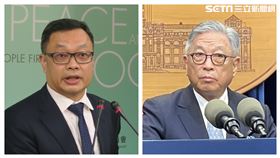 前陸委會副主委陳明祺（左）將接任外交部政次，資深職業外交官、現任外交部政次的田中光（右）則將出任駐荷蘭代表。（合成圖／記者盧素梅、高逸帆攝影）