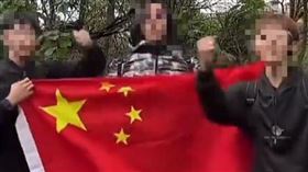  新北高中生喊話回歸祖國（圖／翻攝自X）