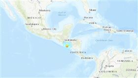 ▲薩爾瓦多地震。（圖／翻攝自美國地質調查局）