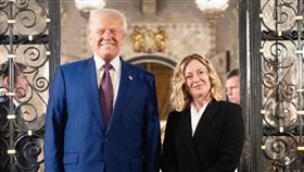 義大利宣示親美路線，梅洛尼快閃會川普談合作。（圖／翻攝自X@GiorgiaMeloni）