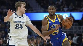 ▲NBA勇士隊前鋒庫明加（Jonathan Kuminga）。（圖／美聯社／達志影像）