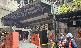 三重建案開挖地基釀鄰宅傾斜（2）