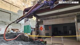 三重,鄰損,傾塌。（圖／工務局提供）