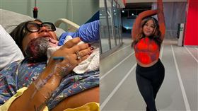 百萬網紅媽跟家人在紐約外出吃晚餐時，疑似噎到窒息造成心臟驟停過世。（圖／翻攝自killadamente IG）