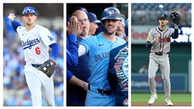 ▲名將子畢吉歐（Cavan Biggio）2024年換了3隊，休賽季和皇家簽下小聯盟合約。（圖／美聯社／達志影像）