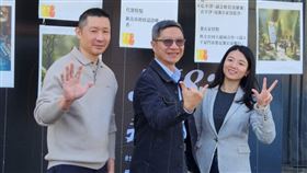 55688集團執行長林念臻（右起）、55688集團總經理楊榮輝、PRO360達人網董事長李倫家（圖／業者提供）