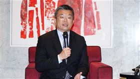 ▲中職會長蔡其昌拜會中華棒協理事長辜仲諒。（圖／中華棒協提供）