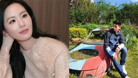 吳奇隆（右）和劉詩詩（左）婚變頻傳。（圖／翻攝自微博）