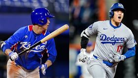 大谷翔平,金慧成,合成圖,美聯社,達志影像