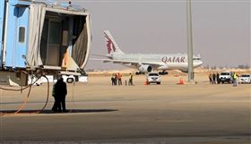 卡達航空睽違13年首度降落敘利亞大馬士革機場.（圖／VIORY提供）