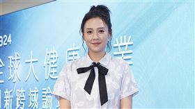 朱芯儀今天出席「全球大健康產業創新跨域論壇」擔任抗癌大使。（圖／記者趙于瑩攝影）