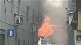 桃園,中山國小,火警,爆裂（圖／翻攝自《記憶八德》）