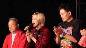 曾志偉（左起）、Lulu、春風同台（圖／緯來提供）