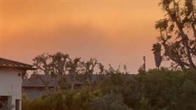 梁云菲、洛杉磯野火。（圖／翻攝自梁云菲IG）