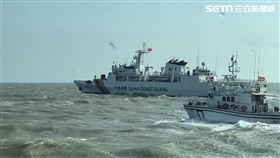 中國海警船今年首度侵擾金門限制水域。（圖／翻攝畫面）