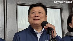 ▲國民黨團總召傅崐萁(中)、書記長林思銘、首席副書記長王鴻薇，於議場前召開記者會。（圖／記者陳怡潔攝影）