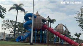 屏東縣民公園平日和假日都吸引大小朋友放電。（圖／翻攝畫面）