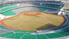 台南亞太成棒主球場  114年2月中旬啟用台南市亞太國際棒球訓練中心成棒主球場預定114年1月完工，2月中旬啟用。（台南市政府提供）中央社記者張榮祥台南傳真  113年11月26日