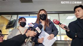 ▲理科太太庭後受訪，對於前夫當庭痛哭，她僅回了句「我覺得那是鱷魚的眼淚」。（圖／記者楊佩琪攝）