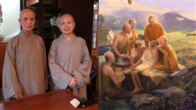 嘉義慈濟大林醫院,李健儀,壁畫,釋昭慧,證嚴法師,過世（圖／釋昭慧臉書）