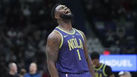 ▲威廉森（Zion Williamson）因為遲到遭到鵜鶘禁賽1場。（圖／美聯社／達志影像）