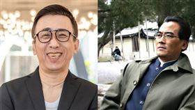 苦苓（左）參加政論漫畫家魚夫（右）告別式。（圖／翻攝自苦苓臉書）