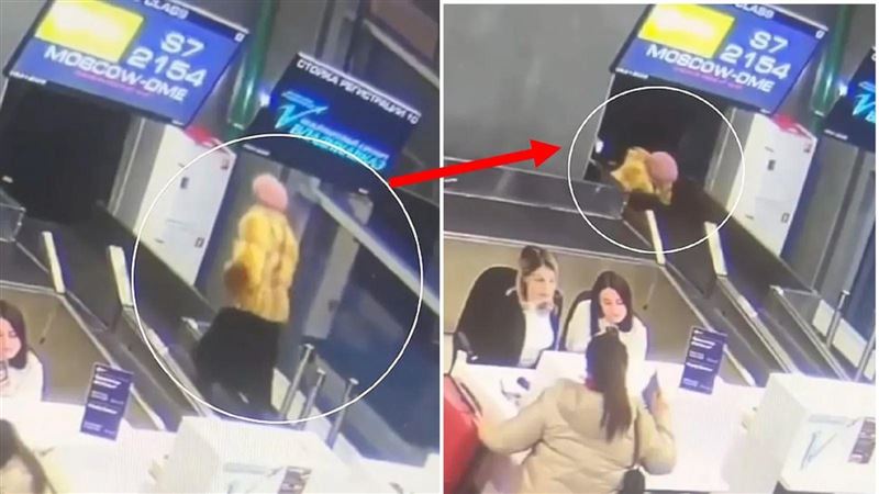 大媽搭機把自己當行李　「躺輸送」登機