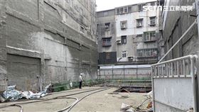 「莘聖沐光居」基地不足百坪，不少民眾認為是嚴重鄰損原因之一。（圖／新北市建築師公會提供）