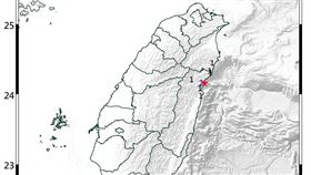 地震（圖／翻攝自中央氣象署） 