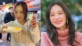 近日一組台灣夜市出現日本超美正妹照片瘋傳。（組合圖／翻攝自日網）