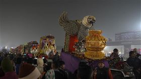 為期6週的印度教「大壺節」今天登場，預計將有逾4億人造訪，參與人數眾多（圖／美聯社／達志影像）