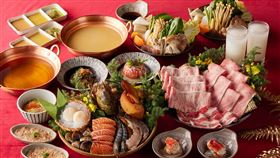 黑毛屋本家即日起至2月28日推出期間限定「北海寶石珍味和牛鍋」。（圖／品牌業者提供）