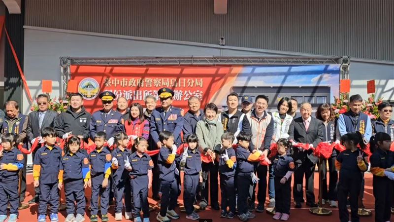 員警擴編！台中犁份派出所第2辦公室落成