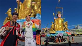 竹北吊車大王,胡漢龑,啟德機械起重工程公司,寶山,總部,瑤池金母,北二高,寶山交流道（圖／啟德機械起重工程公司臉書）