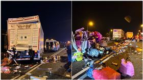 死者,聯結車,兄妹,貨車,車禍,高雄,國道,路竹,交流道