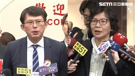 黃國昌、蔡壁如。（合成圖／資料照）