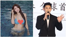 陳奕、紀曦晨。（圖／記者鄭孟晃攝影、翻攝自IG）