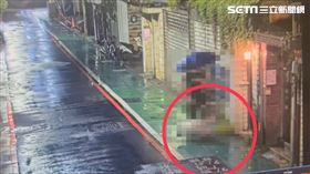 北市大安區精舍命案，3信徒以推車運屍。（圖／翻攝畫面）