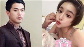 李威、李妍瑾。（圖／翻攝自李威微博、李妍瑾臉書）